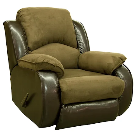 Casual and Contemporary Power Rocker Recliner